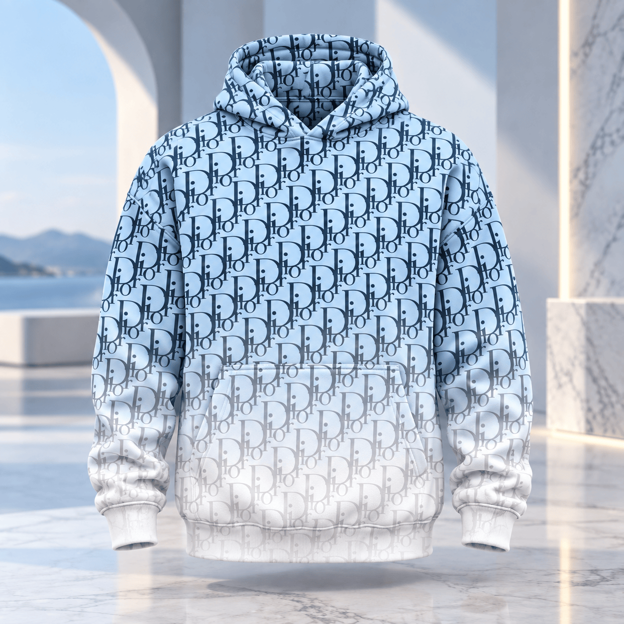 Dior | Gradient Oblique Monogram Hoodie Winter 2026 Edition