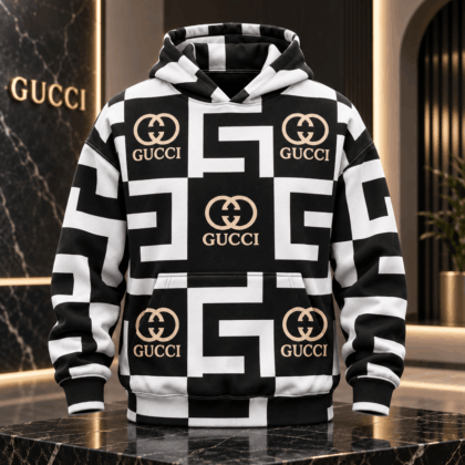 Gucci | Geometric Logo Grid Hoodie Winter 2026 Drop