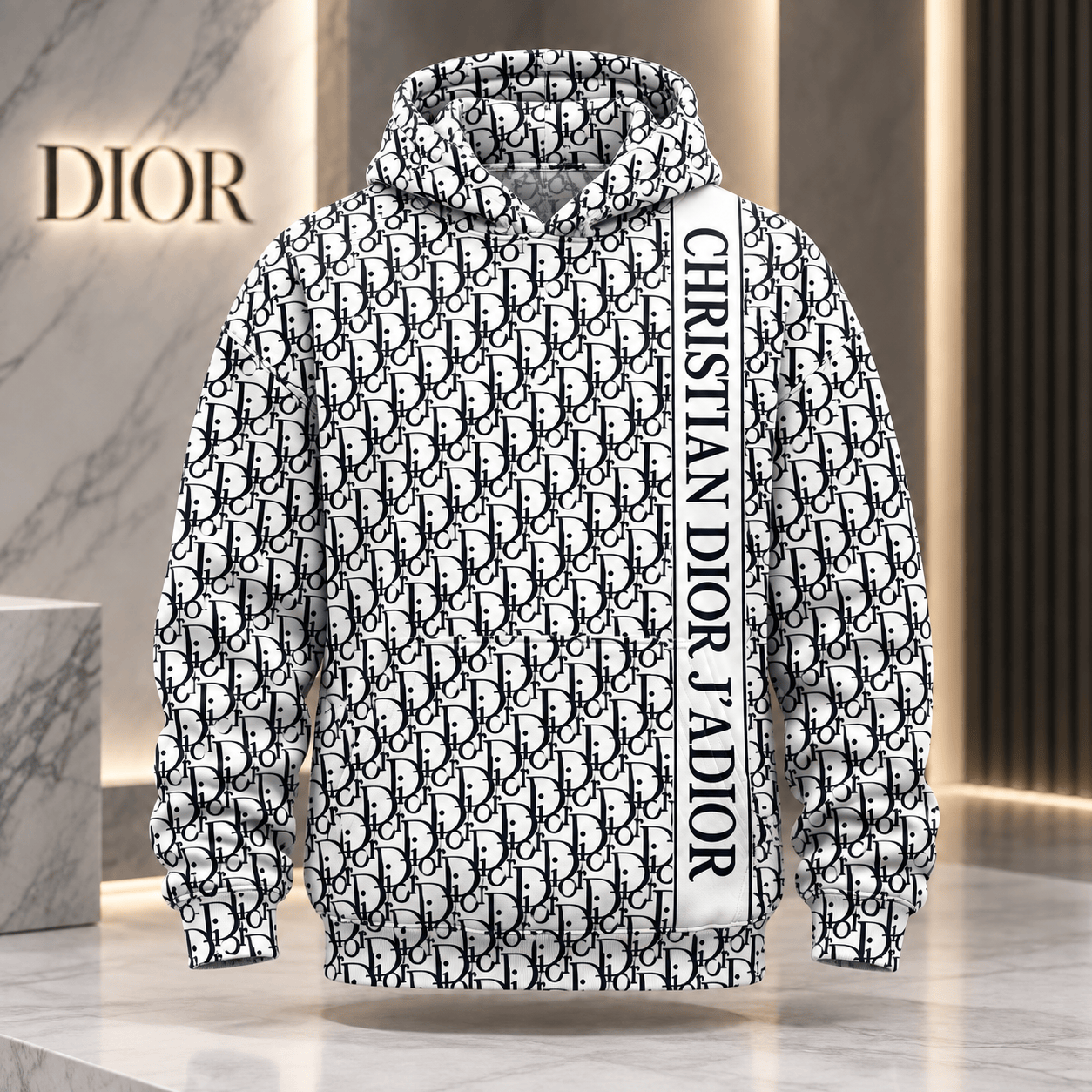 Dior | Oblique Monogram Stripe Hoodie Winter 2026 Edition
