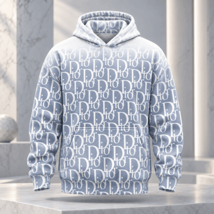 Dior | Oversized Monogram Print Hoodie Winter 2026 Edition