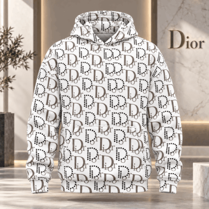 Dior | Dotted Monogram Print Hoodie Winter 2026 Edition