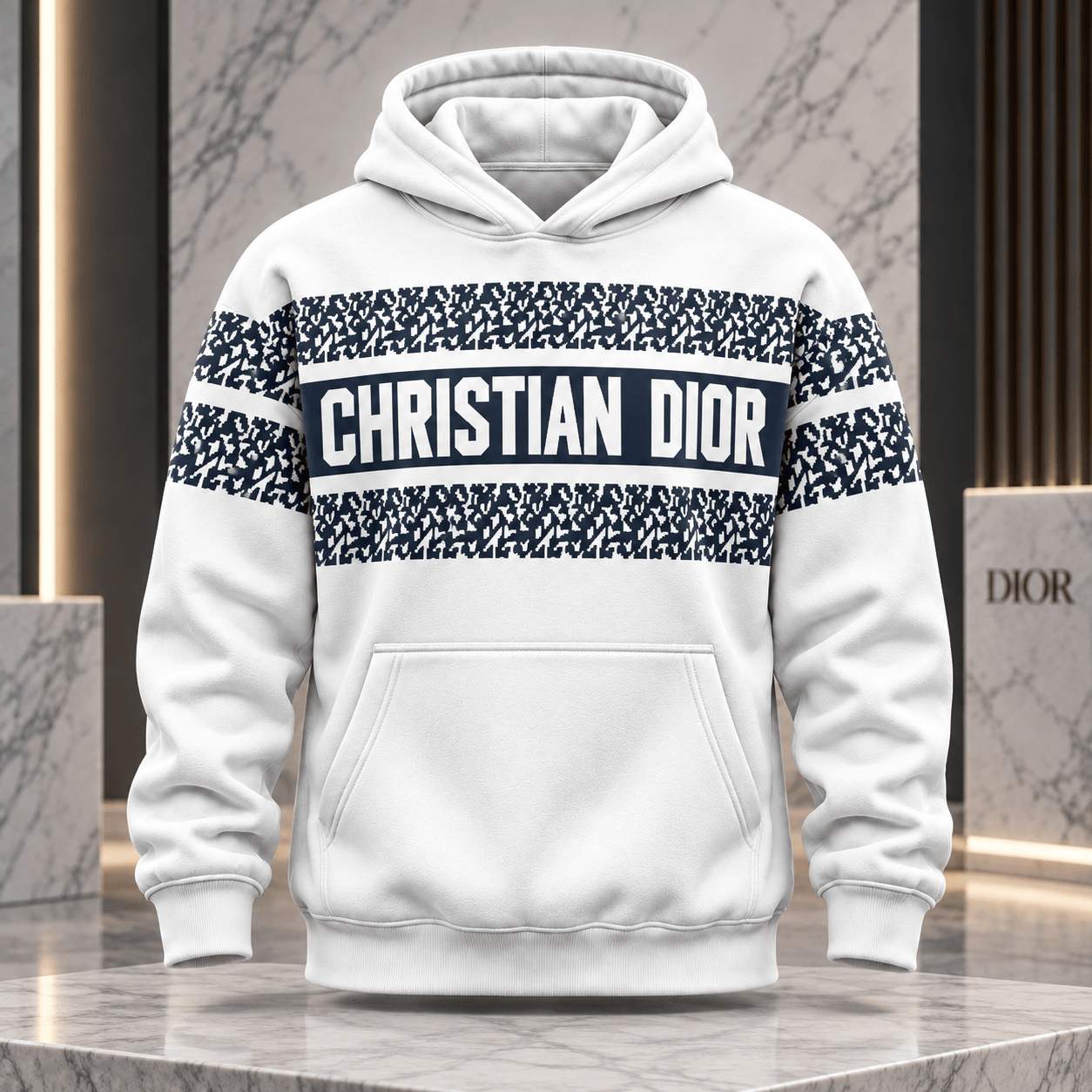 Dior | Oblique Logo Stripe Hoodie Winter 2026 Edition