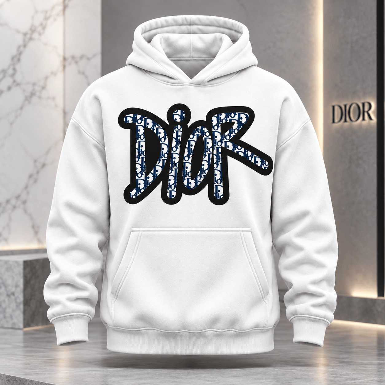 Dior | Monogram Graffiti Script Hoodie Winter 2026 Edition