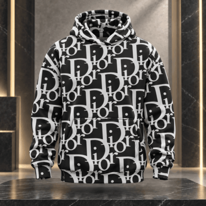 Dior | Oversized Monogram Print Hoodie Winter 2026 Edition