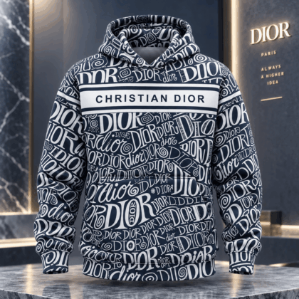 Dior | Graphic Wordmark Collage Hoodie Winter 2026 Edition
