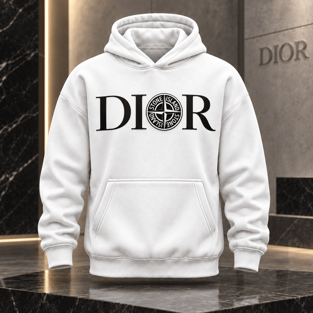 Dior | Compass Wordmark Print Hoodie Holiday 2026 Edition