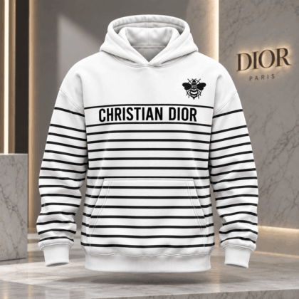 Dior | Bee Stripe Logo Hoodie Holiday 2026 Edition