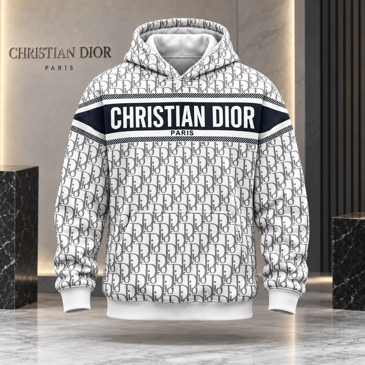 Dior | Oblique Monogram Stripe Hoodie Holiday 2026 Edition