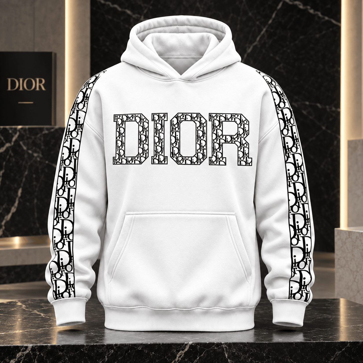 Dior | Oblique Logo Stripe Hoodie Holiday 2026 Edition