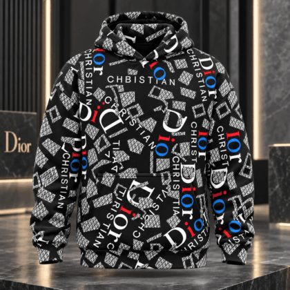 Dior | Scattered Monogram Typography Hoodie Holiday 2026 Edition