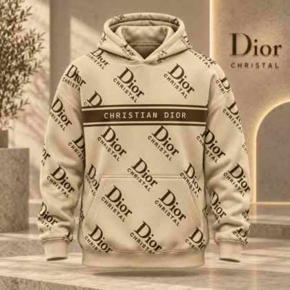 Dior | Allover Signature Stripe Hoodie Holiday 2026 Edition