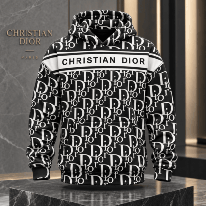 Dior | Monogram Logo Stripe Hoodie Holiday 2026 Edition