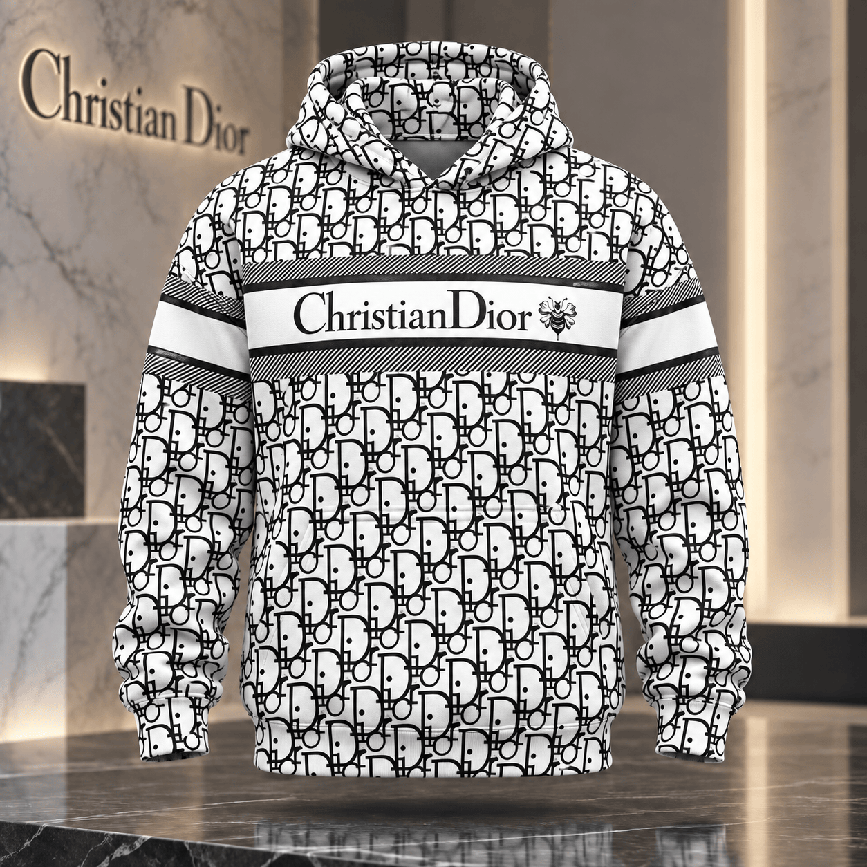 Dior | Oblique Monogram Stripe Hoodie Holiday 2026 Edition