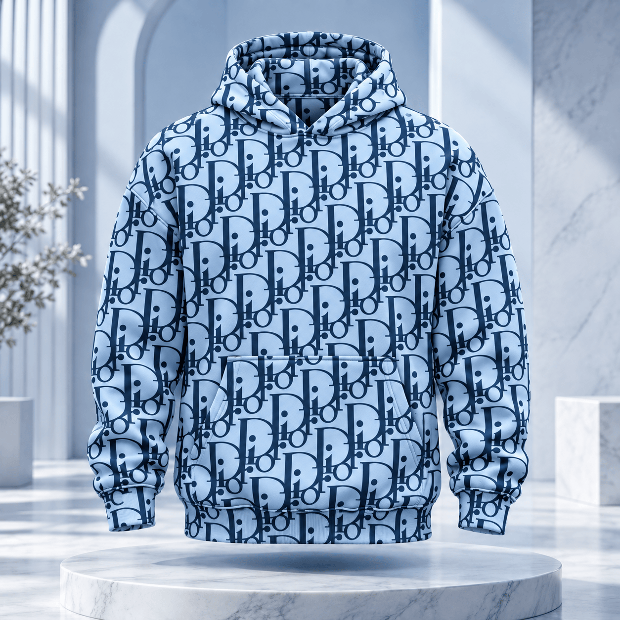 Dior | Oblique Monogram Print Hoodie Holiday 2026 Edition