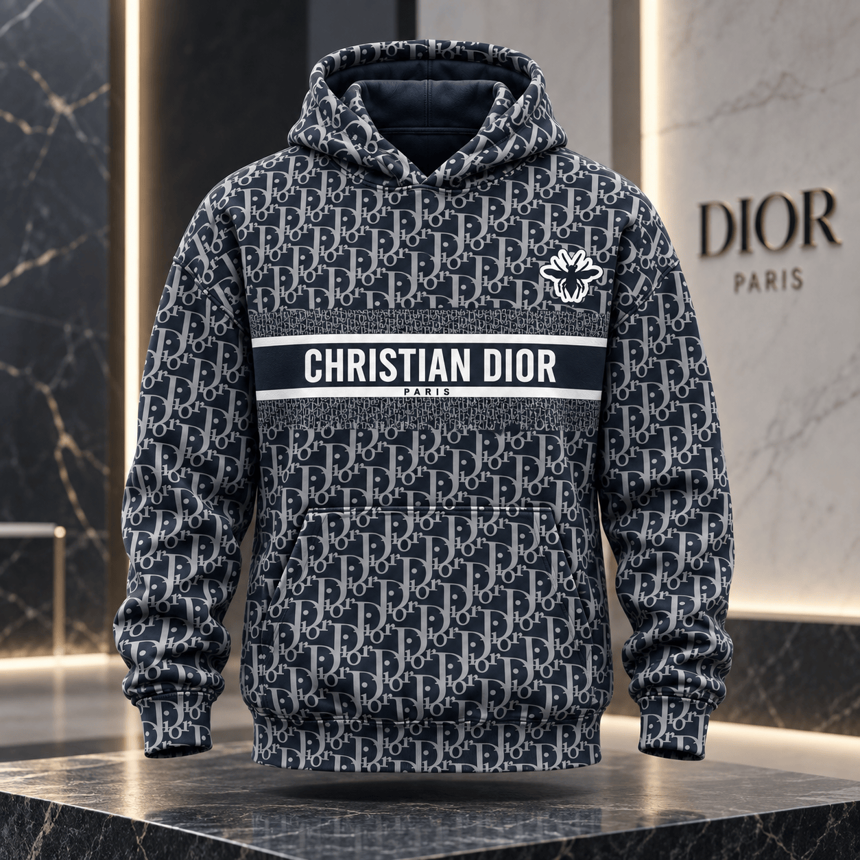 Dior | Oblique Monogram Stripe Hoodie Christmas 2026 Edition
