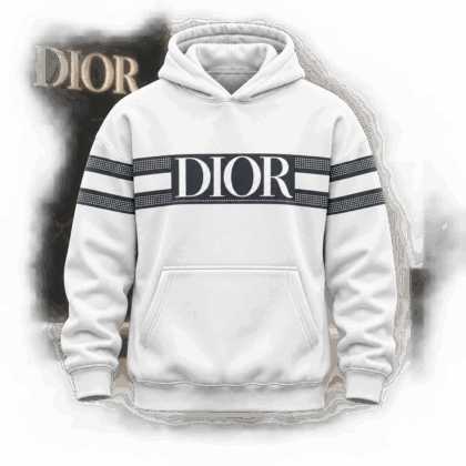 Dior | Dotted Logo Stripe Hoodie Christmas 2026 Edition