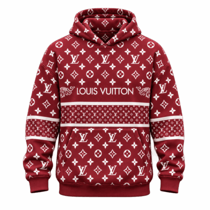Louis Vuitton | Crimson Monogram Stripe Hoodie Black Friday 2026 Collection