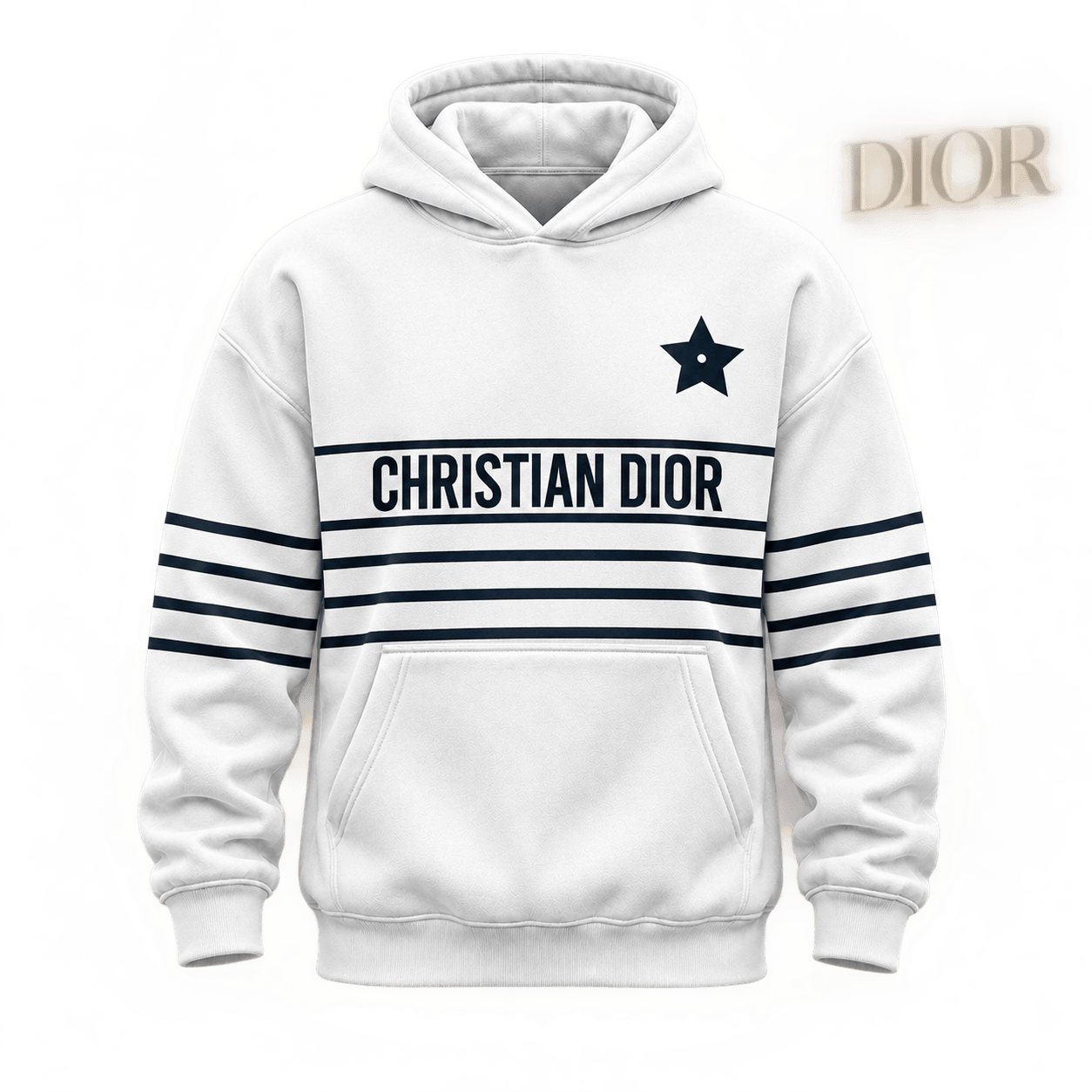 Dior | Star Varsity Stripe Hoodie Christmas 2026 Edition
