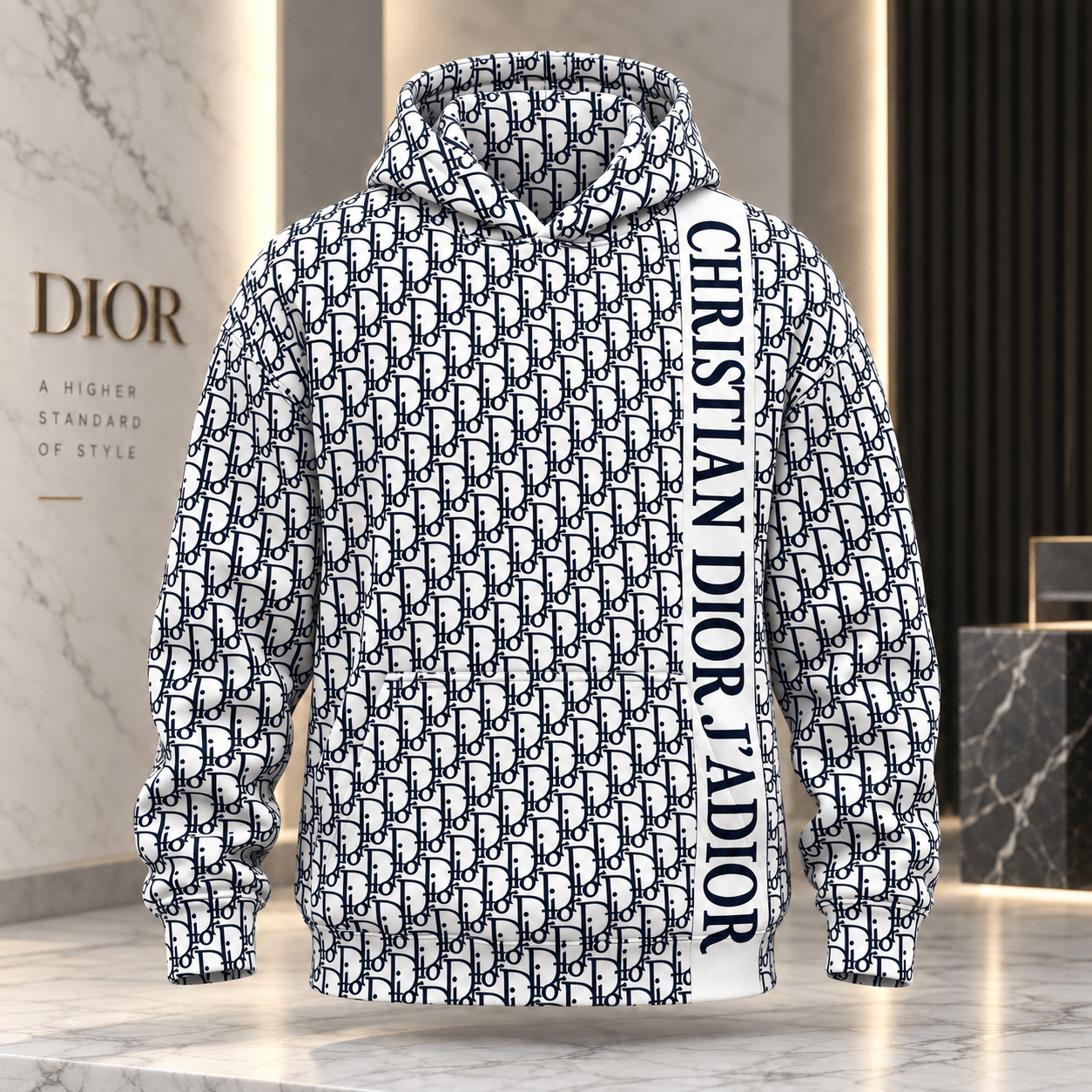 Dior | Oblique Monogram Stripe Hoodie Christmas 2026 Edition