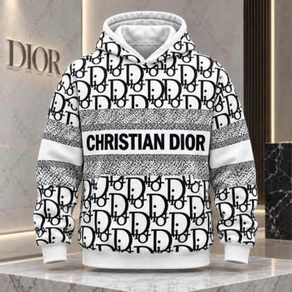 Dior | Oversized Monogram Stripe Hoodie Christmas 2026 Edition