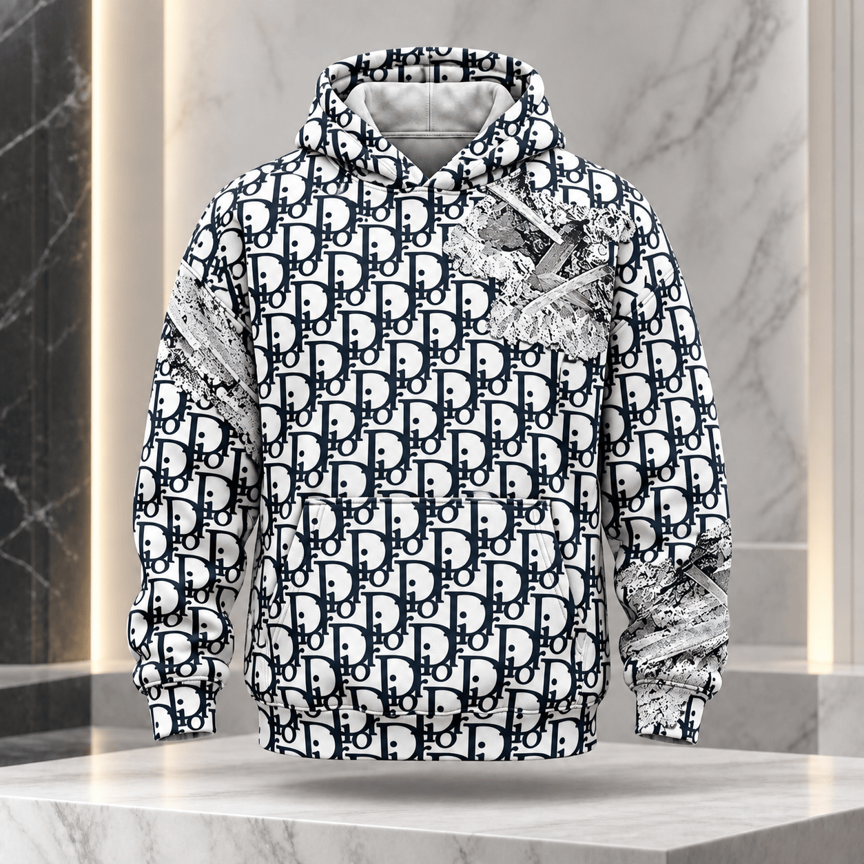Dior | Monogram Graffiti Collage Hoodie Christmas 2026 Edition