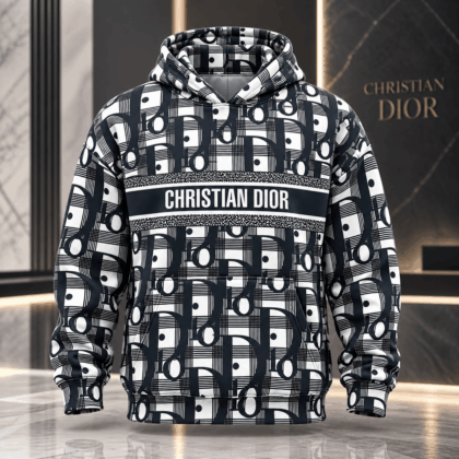 Dior | Geometric Plaid Monogram Hoodie Christmas 2026 Edition