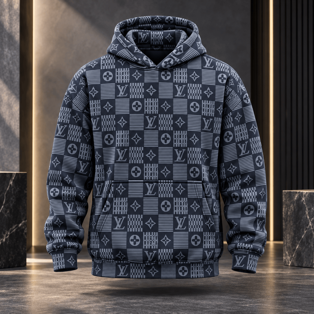 Louis Vuitton | Monogram Patchwork Grid Hoodie Black Friday 2026 Collection