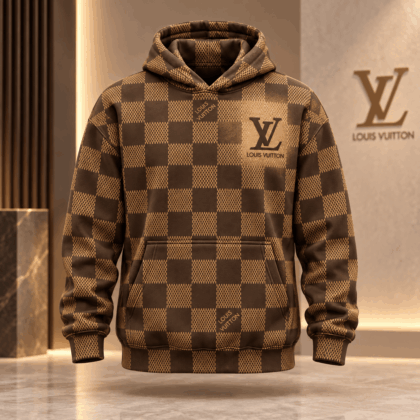 Louis Vuitton | Signature Checkerboard Print Hoodie Black Friday 2026 Collection