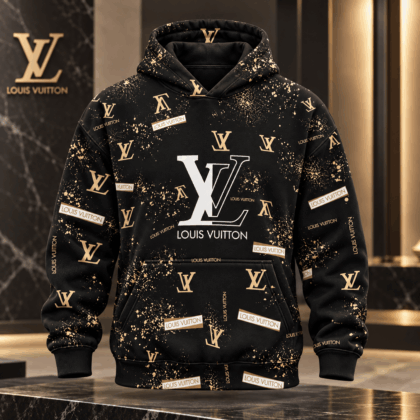 Louis Vuitton | Gold Splatter Monogram Hoodie Black Friday 2026 Collection