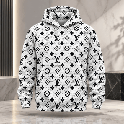Louis Vuitton | Distressed Monogram Print Hoodie Black Friday 2026 Collection