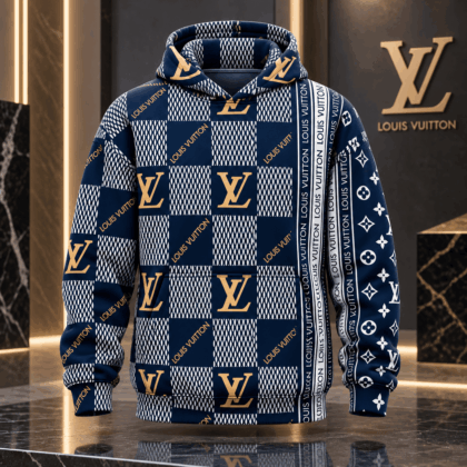 Louis Vuitton | Monogram Checkerboard Stripe Hoodie Black Friday 2026 Collection