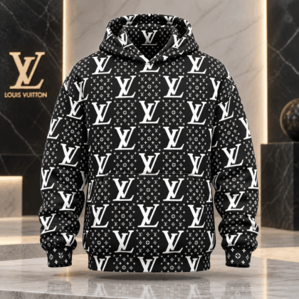 Louis Vuitton | Oversized Monogram Grid Hoodie Black Friday 2026 Collection