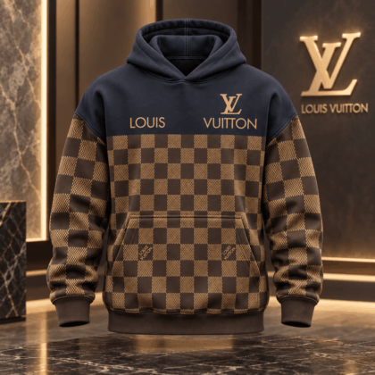 Louis Vuitton | Signature Brown Checkerboard Hoodie Black Friday 2026 Collection