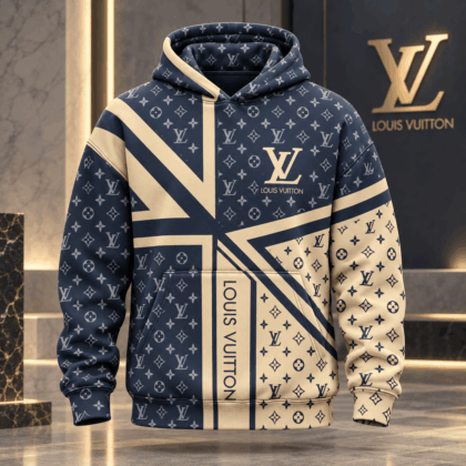 Louis Vuitton | Monogram Geometric Colorblock Hoodie Year-End 2026 Collection