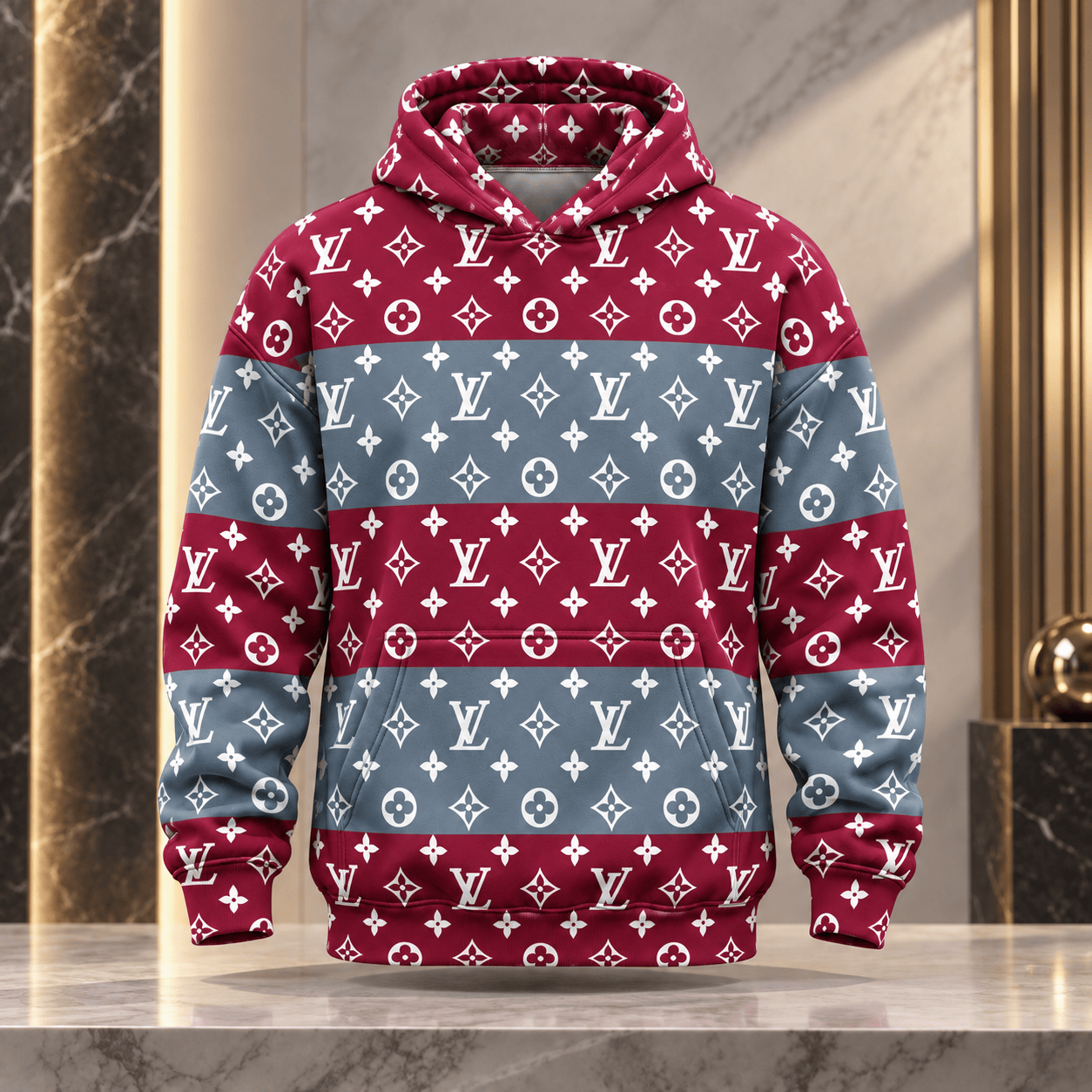 Louis Vuitton | Monogram Colorblock Stripe Hoodie Year-End 2026 Collection