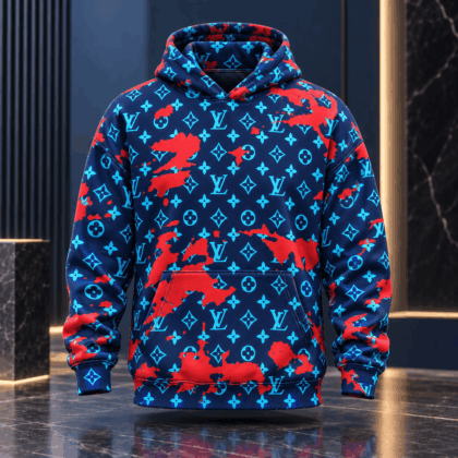 Louis Vuitton | Paint Splatter Monogram Hoodie Year-End 2026 Collection