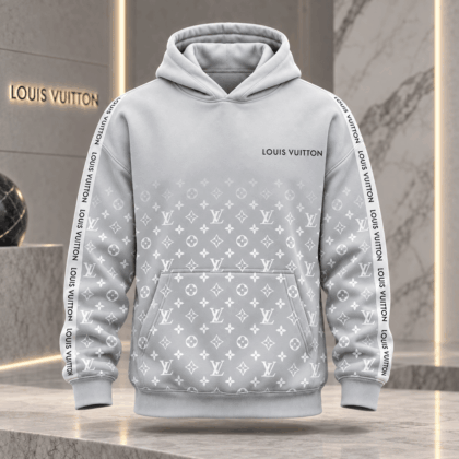 Louis Vuitton | Gradient Monogram Stripe Hoodie Year-End 2026 Collection