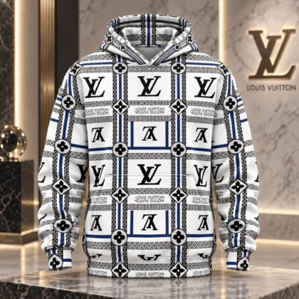 Louis Vuitton | Monogram Tile Grid Hoodie Year-End 2026 Collection