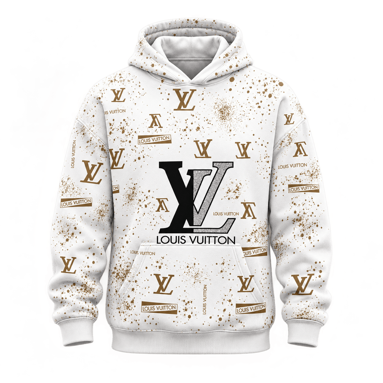 Louis Vuitton | Monogram Paint Splatter Hoodie Year-End 2026 Collection