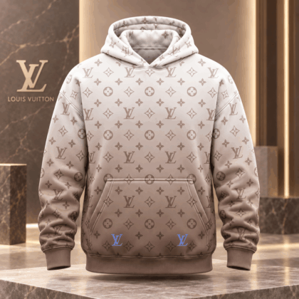 Louis Vuitton | Ombré Monogram Print Hoodie Year-End 2026 Collection