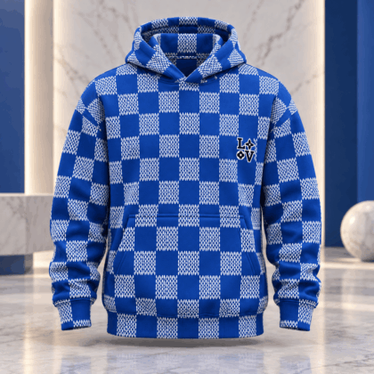Louis Vuitton | Textured Damier Check Hoodie Year-End 2026 Collection