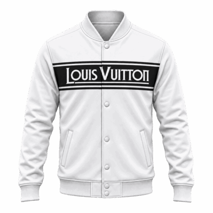 Louis Vuitton | Signature Stripe Logo Baseball Jacket Fall 2026 Collection