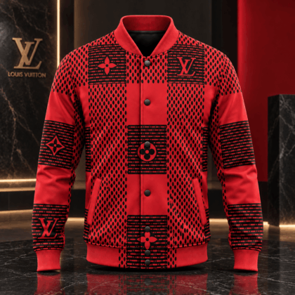Louis Vuitton | Monogram Mesh Patchwork Baseball Jacket Fall 2026 Collection