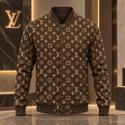 Louis Vuitton | Classic Monogram Canvas Baseball Jacket Fall 2026 Collection