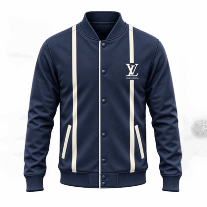 Louis Vuitton | Twin Racing Stripe Baseball Jacket Winter 2026 Collection