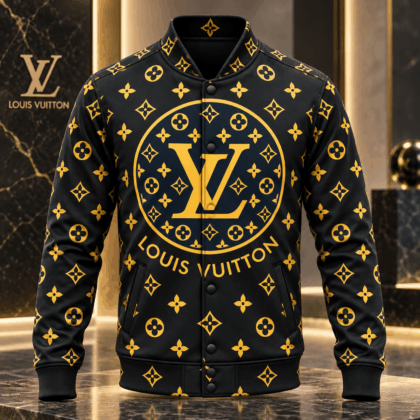 Louis Vuitton | Golden Medallion Monogram Baseball Jacket Winter 2026 Collection