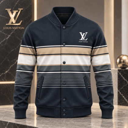 Louis Vuitton | Heritage Colorblock Stripes Baseball Jacket Holiday 2026 Collection