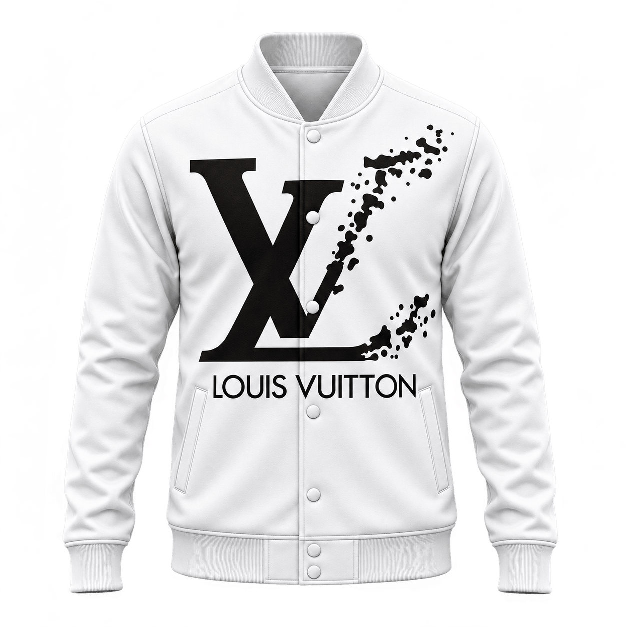 Louis Vuitton | Monogram Ink Splatter Baseball Jacket Christmas 2026 Collection