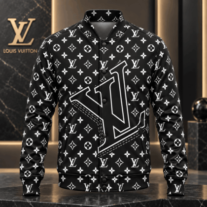 Louis Vuitton | Oversized Monogram Overlay Baseball Jacket Christmas 2026 Collection
