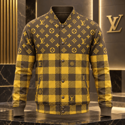 Louis Vuitton | Monogram Buffalo Check Baseball Jacket Christmas 2026 Collection
